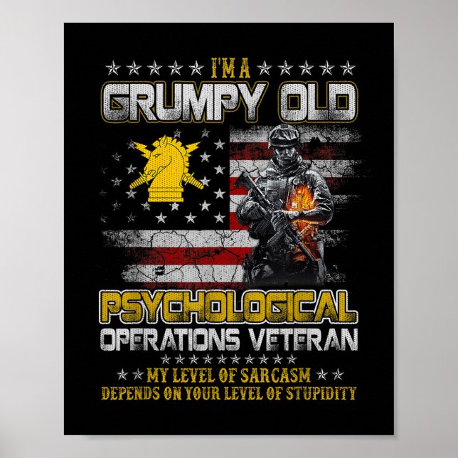 Poster Velhas Operações Psicológicas, Grumpy Pai Veterano (Frente)