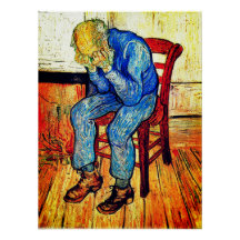 Velho Assustador na Porta da Eternidade