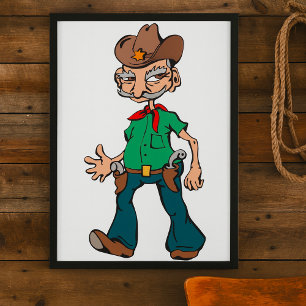 Poster Velho Cowboy
