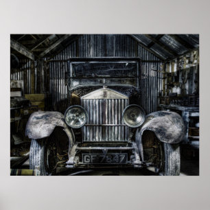 Poster velho de Rolls Royce