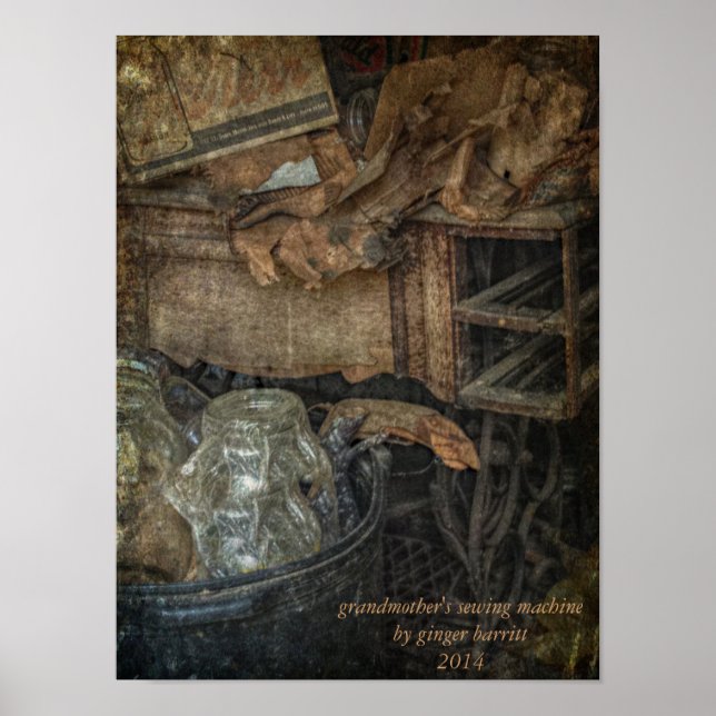 Pôster Velho e empoeirado (Frente)