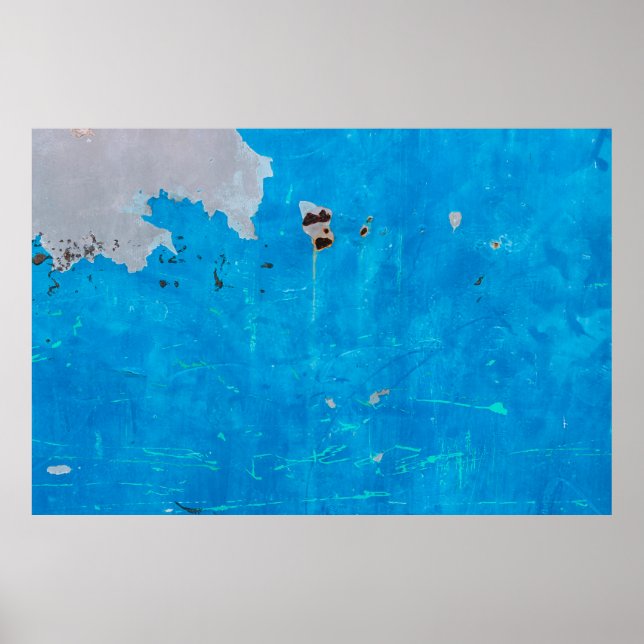 Poster Velho fundo de textura ruidosa das portas de ferro (Frente)