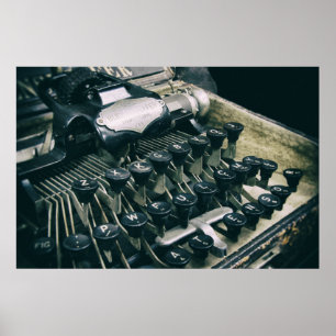 PÔSTER VELHO TIPEWRITER