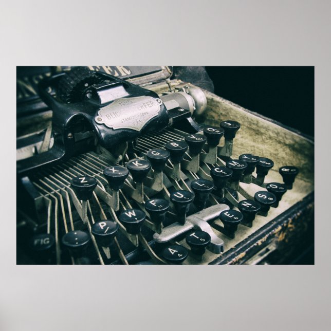 PÔSTER VELHO TIPEWRITER (Frente)