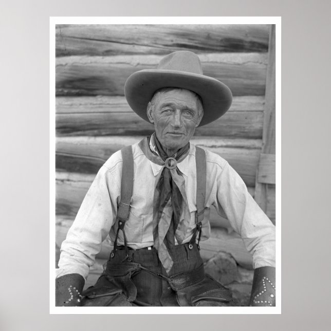Pôster Velho vaqueiro (Frente)