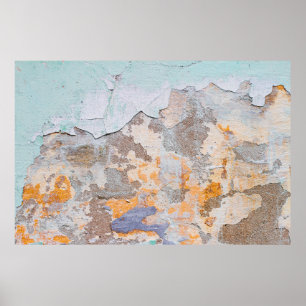 Poster Velho Wallgrunge, abstrato, antigo, arte, fundo