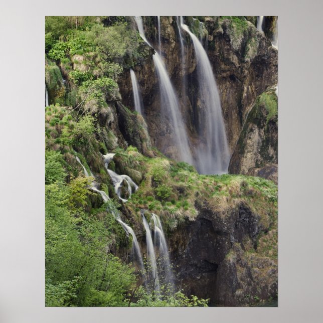 Poster Veliki Slap (Waterfall) Plitvice Lagos Nacional (Frente)