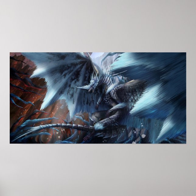 Poster Velkhana Monster Hunter World (Frente)