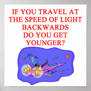 Poster Velocidade da luz