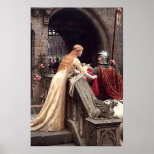 Poster Velocidade do deus por Edmund Leighton