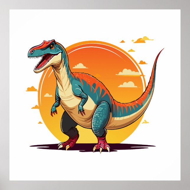 Poster Velociraptor (Frente)