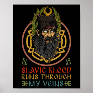 Poster Velos Mitológico Rússia Antiga Ucrânia Eslavo P