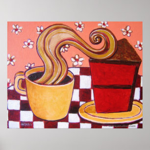 Poster "Veludo vermelho "