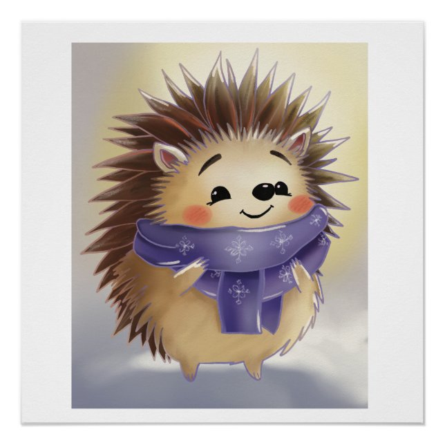 Pôster Velvet Hedgehog (Frente)