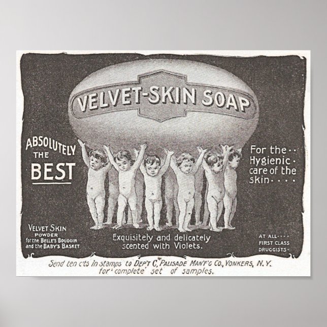 Pôster Velvet Skin Soap (Frente)