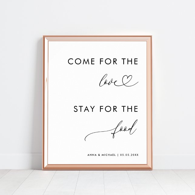 Poster Vem para o Amor Ficar para o Sinal de Casamento do (Criador carregado)