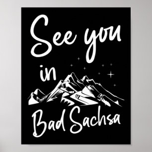 Poster Vemo-Nos Em Bad Sachsa, Alemanha, Esqui De Férias