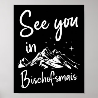 Poster Vemo-Nos Em Bischofsmais, Esqui De Férias Na Alema