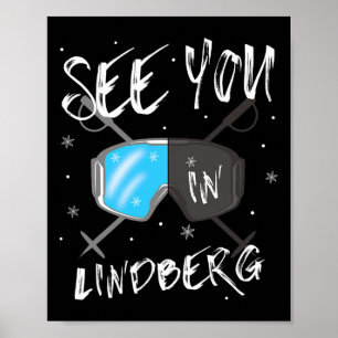 Poster Vemo-Nos Em Lindberg, Alemanha, Vacinação, Esqui Ó