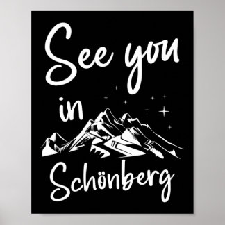 Poster Vemo-Nos Em Schönberg, Alemanha, Férias Ski