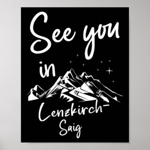 Poster Vemo-Nos No Esqui De Férias Na Alemanha, Lenzkirch