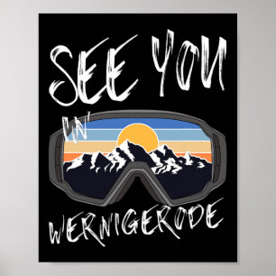 Poster Vemo-Nos No Wernigerode Germany Vacing Ski Goggle