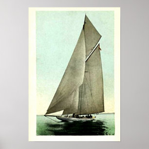 Poster Vencedor 1903 do copo de América do iate da