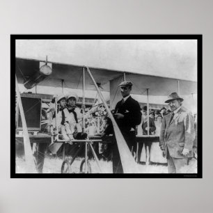 Pôster Vencedor Cal Rodgers 1911 da raça do avião