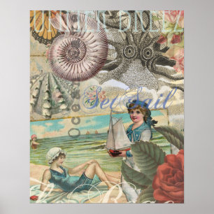 Pôster Vencedor da praia de Verão