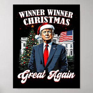 Poster Vencedor do Excelente de Natal novamente divertido