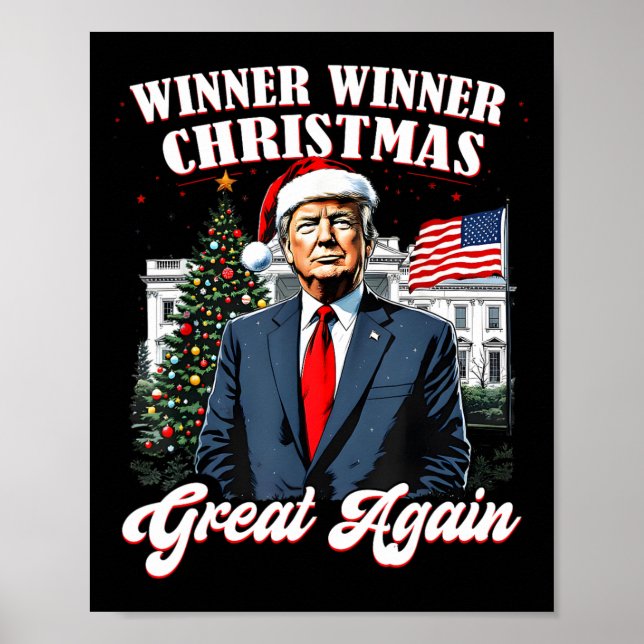 Poster Vencedor do Excelente de Natal novamente divertido (Frente)