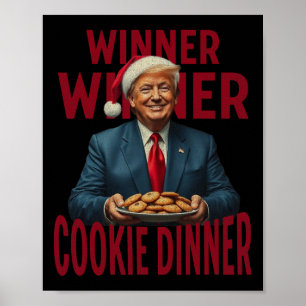 Poster Vencedor Janto Cookie Funny Trump 2024 47th