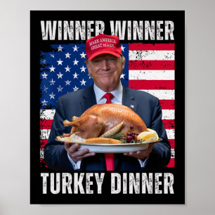 Poster Vencedor Turquia Janta Humor Engraçado Trump Do Qu