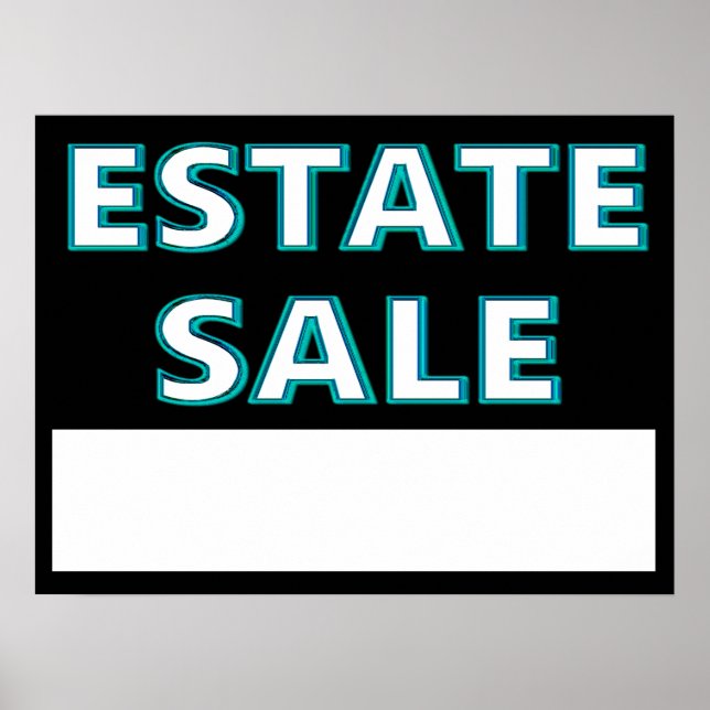 Poster Venda de bens imóveis (Frente)