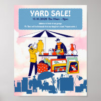 Venda de garagem, venda de garagem e venda de jard
