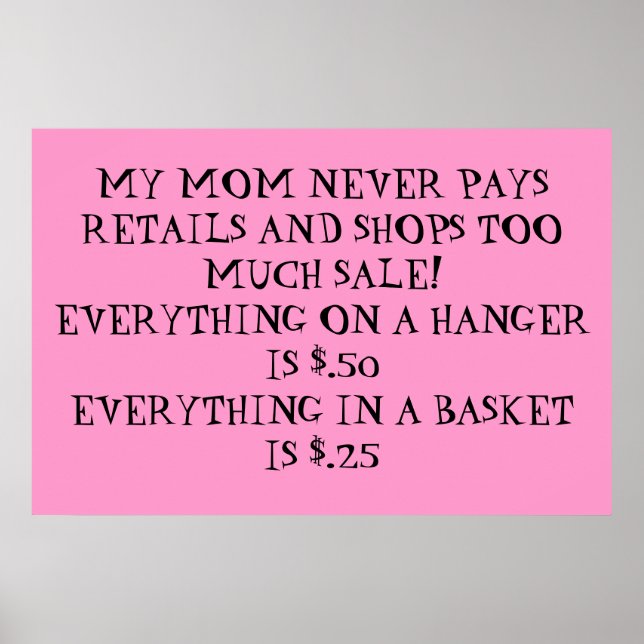 Pôster venda de jardim (Frente)