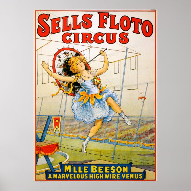 Poster Vende Floto Circus (Frente)