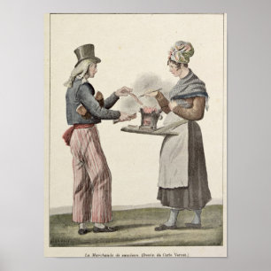 Pôster Vendedor de enchidos