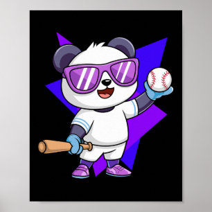 Poster Vender Panda. Entusiastas de vendas de diversão de