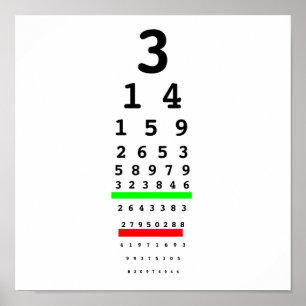 Poster Vendo a carta do Pi