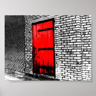 Poster Vendo o vermelho