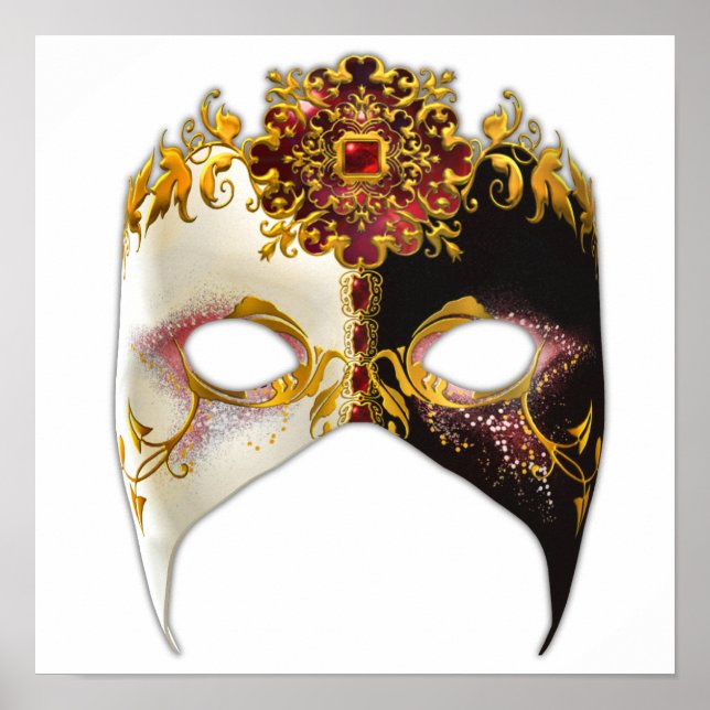 Pôster Venetian Masque: Ruby Jewel (Frente)