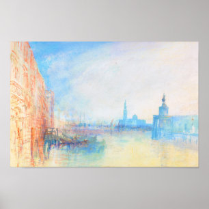 Poster Veneza A Boca do Grande Canal joseph Mallord