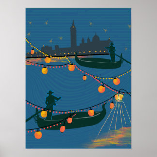 Poster Veneza à Noite