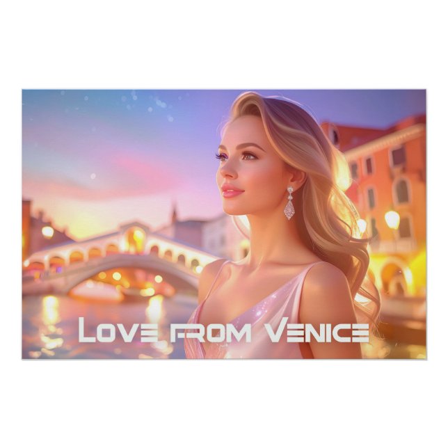 PÔSTER VENEZA - AMOR DE VENEZA - (Frente)