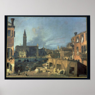 Pôster Veneza: Campo San Vidal e Santa Maria Carita