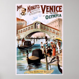 Pôster Veneza de hoje na Olympia