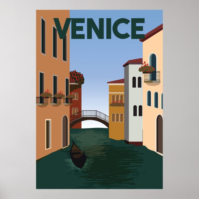 Poster Veneza do Turismo (Frente)