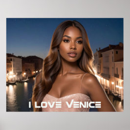POSTER VENEZA - EU AMO VENEZA