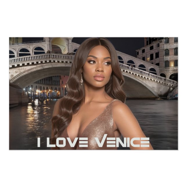 PÔSTER VENEZA - EU AMO VENEZA (Frente)